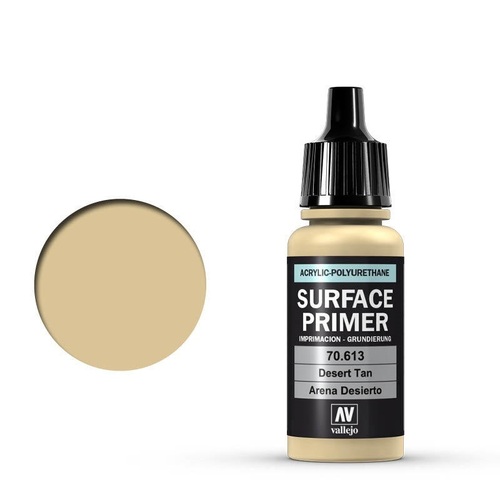 Vallejo Surface Primer: Desert Tan Base - 18ml