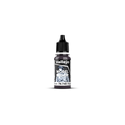 Vallejo Model Colour #049 - Dark Purple - 18 ml Matt Acrylic Paint