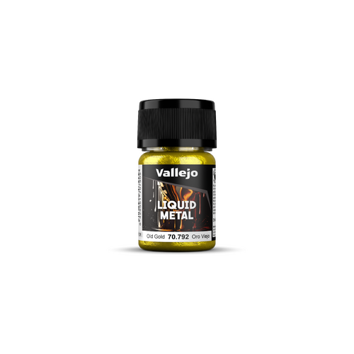 Vallejo Liquid Gold Old Gold - 35 ml Alcohol-based Metallic Paint