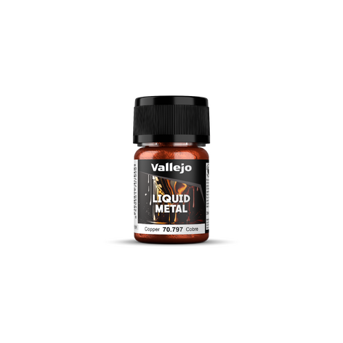 Vallejo Liquid Gold Copper - 35 ml Alcohol-based Metallic Paint