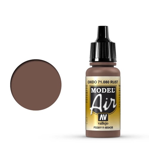 Vallejo Model Air Rust 17 ml Acrylic Airbrush Paint [71080]