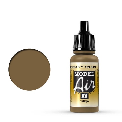 Vallejo Model Air Dirt 17 ml Acrylic Airbrush Paint [71133]