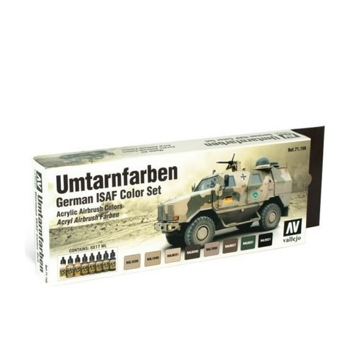 Vallejo Model Air Untarfarben Set Colour Acrylic Airbrush Paint Set [71159]