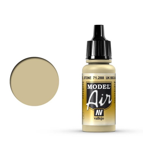 Vallejo Model Air UK Bsc 64 Portland Stone 17 ml Acrylic Airbrush Paint [71288]