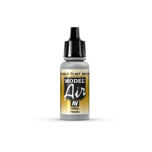 Vallejo Model Air Sky Grey 17ml Acrylic Paint [71407]