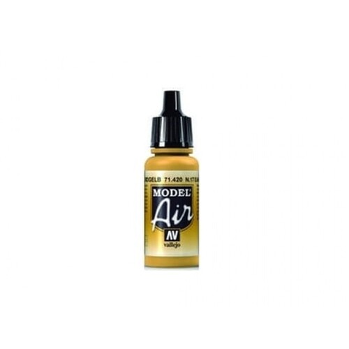 Vallejo Model Air Nº17 Earth Yellow 17ml Acrylic Paint [71420]