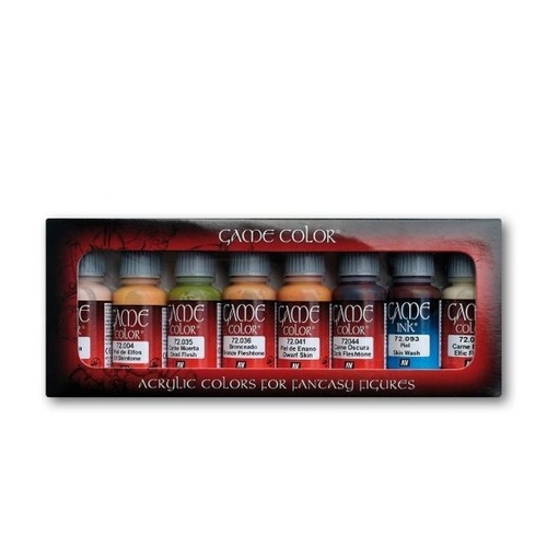 Vallejo Game Colour Skintones 8 Colour Set Acrylic Paint [72295]