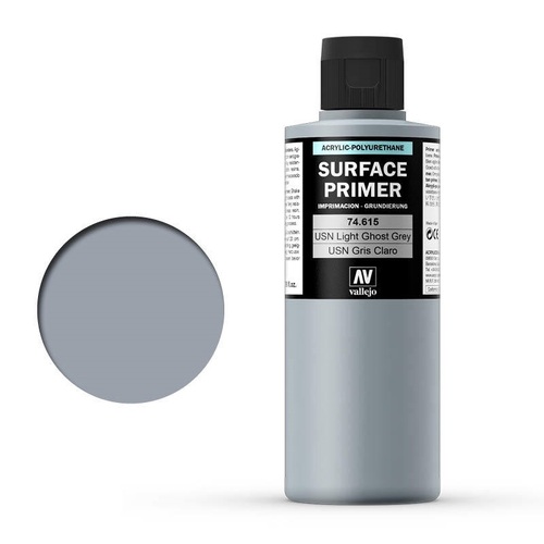 Vallejo Surface Primer Color USN Light Ghost Grey 200 ml [74615]