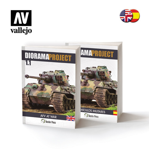 Vallejo Book: Diorama Project 1.1 AFV at War [75030]