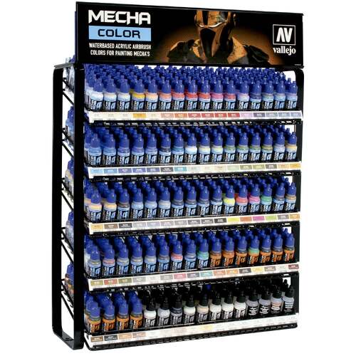 Vallejo Mecha Colour Complete Range Display (Paints Only) [EX715FULL]