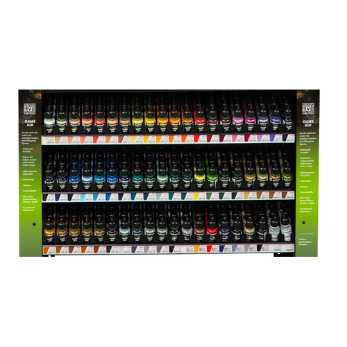 Vallejo Game Fusion Air & Color Complete Range (204 colors + 9 auxiliaries + 7 primers in 18 ml bottles)