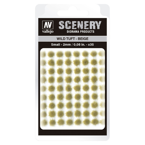 Vallejo 2mm Wild Tuft - Beige Diorama Accessory [SC403]