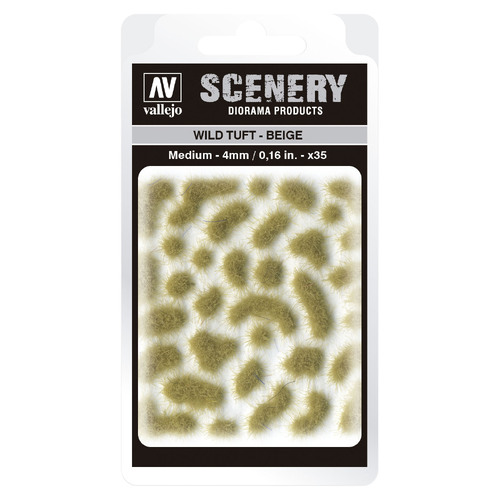 Vallejo 4mm Wild Tuft - Beige Diorama Accessory [SC408]