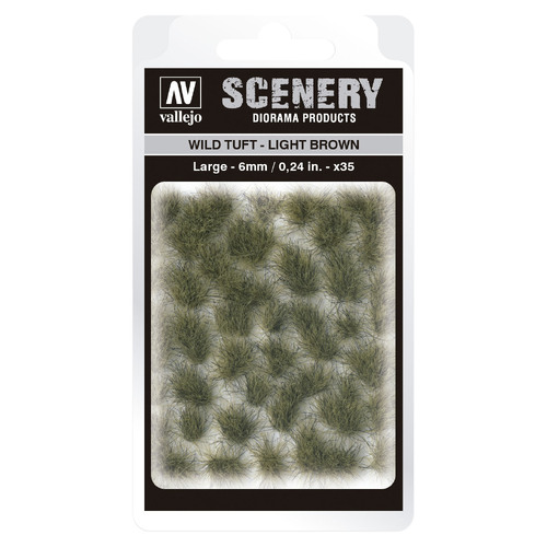 Vallejo 6mm Wild Tuft - Light Brown Diorama Accessory [SC418]