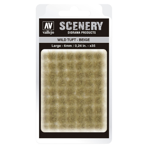 Vallejo 6mm Wild Tuft - Beige Diorama Accessory [SC420]