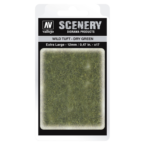 Vallejo 12mm Wild Tuft - Dry Green Diorama Accessory [SC424]