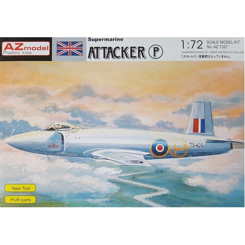 AZ Models 1/72 Supermarine Attacker prototype Plastic Model Kit [AZ7327]