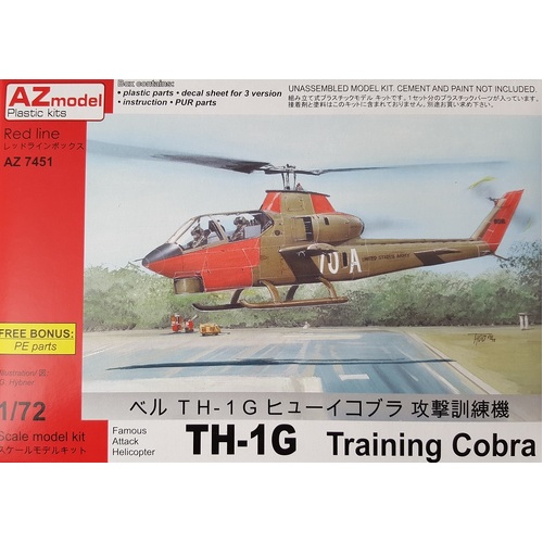 AZ Models 1/72 TH-1G Huey Cobra Training Plastic Model Kit [AZ7451]