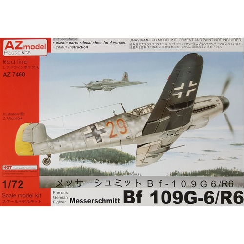 AZ Models 1/72 Bf 109G-6/R6 Plastic Model Kit [AZ7460]