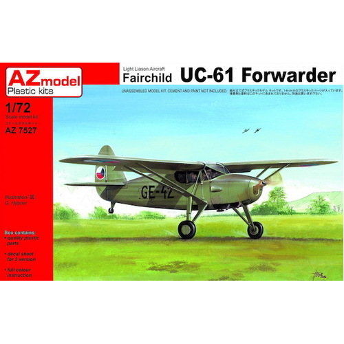 AZ Models 1/72 Fairchild UC-61 Forwarder Plastic Model Kit [AZ7527]