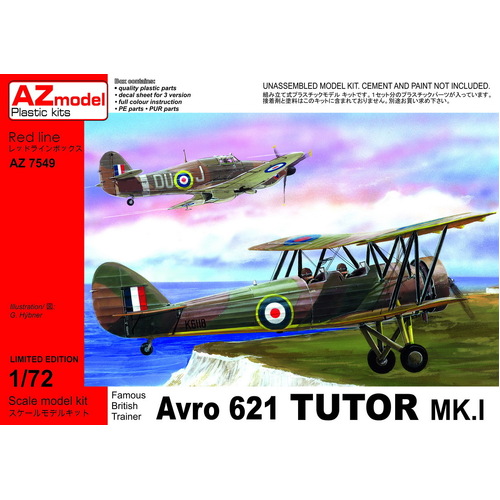 AZ Models 1/72 Avro Tutor Mk.I Plastic Model Kit [AZ7549]