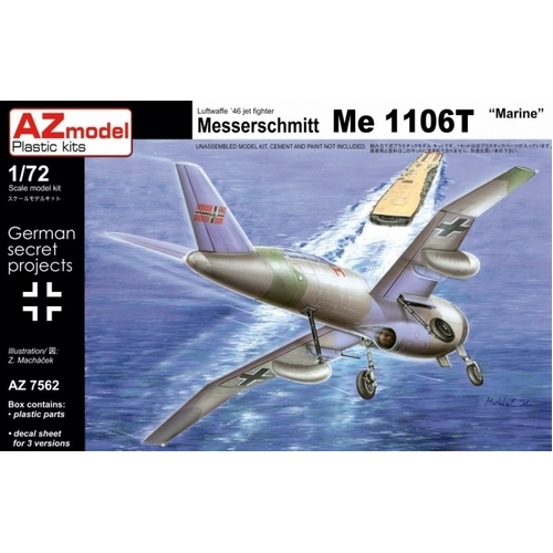 AZ Models 1/72 Messerschmitt Me 1106 Marine Plastic Model Kit [AZ7562]