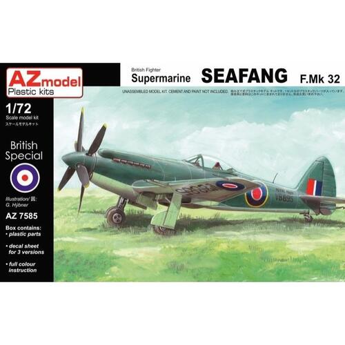 AZ Models 1/72 Supermarine Seafang F.MK32  Plastic Model Kit [AZ7585]