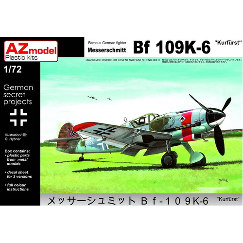 AZ Models 1/72 Bf 109K-6 Plastic Model Kit [AZ7600]