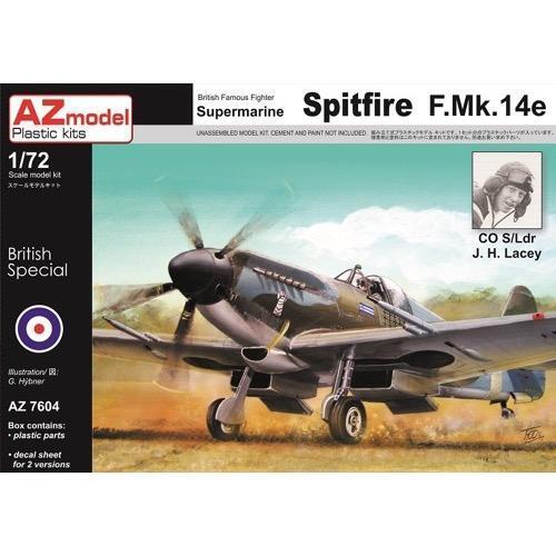 AZ Models 1/72 Spitfire F.Mk. 14e J.H. Lacey Plastic Model Kit [AZ7604]