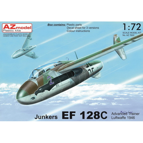 AZ Models 1/72 Junkers EF 128C Advanced Trainer Plastic Model Kit [AZ7622]