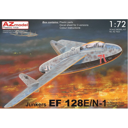 AZ Models 1/72 Junkers EF 128E/N-1 w/naxos radar Plastic Model Kit [AZ7623]