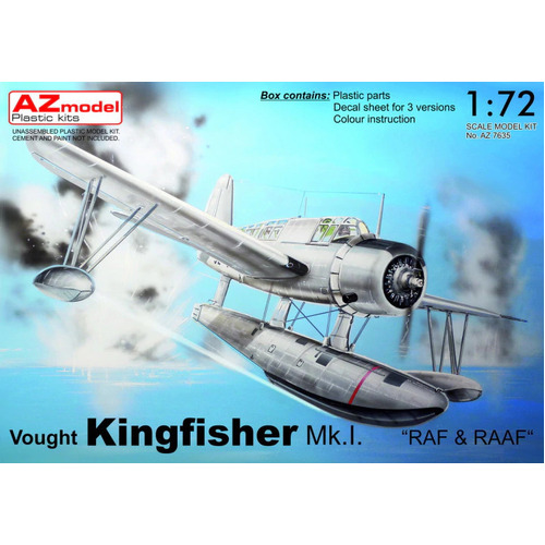 AZ Models 1/72 Kingfisher Mk.I FAA & RAAF Float Plastic Model Kit [AZ7635]