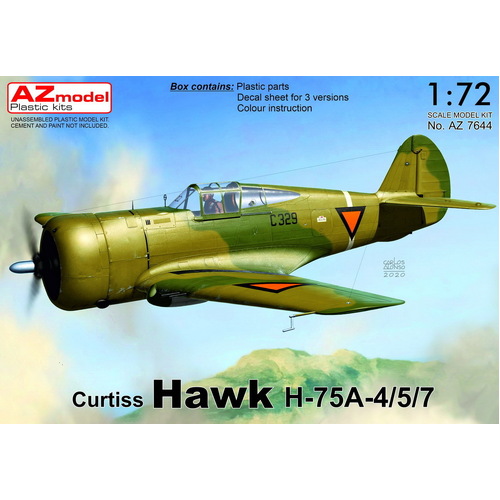 AZ Models 1/72 Curtiss Hawk H-75A-4/5/7 Plastic Model Kit [AZ7644]