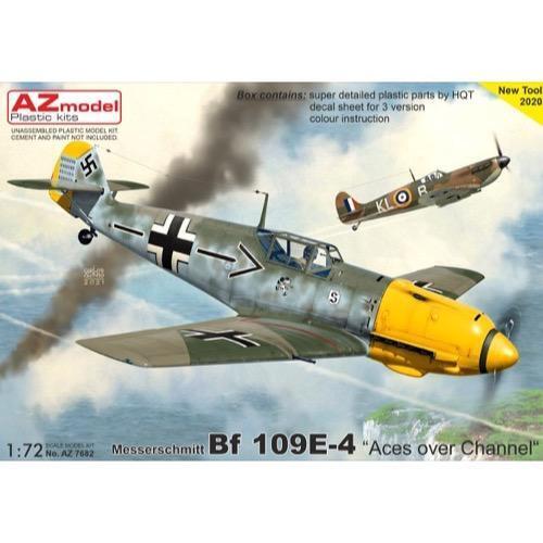 AZ Models 1/72 Bf 109E-4 "Aces over Channel" Plastic Model Kit [AZ7682]