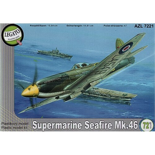 AZ Models 1/72 Supermarine Seafire Mk.46 Plastic Model Kit [AZL7221]