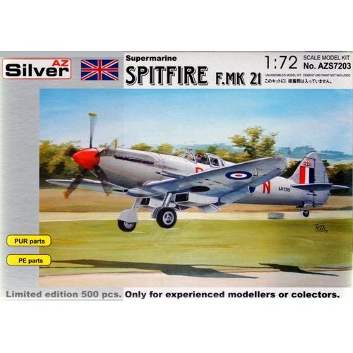 AZ Models 1/72 Spitfire Mk.21 Plastic Model Kit [AZS7203]