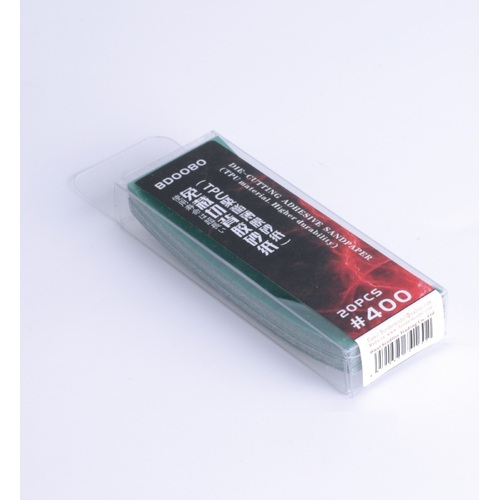 Border Model Die-Cutting Adhesive Sandpaper #400 (20pc)