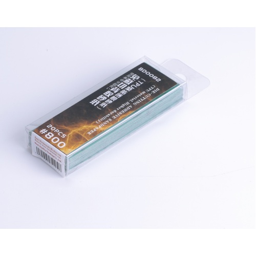 Border Model Die-Cutting Adhesive Sandpaper #800 (20pc)