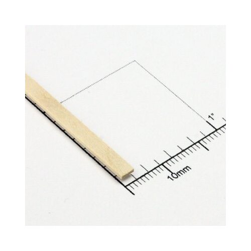 Bud Nosen Timber 1/32" Basswood Strips 1/8" x 24" (55) [3003]