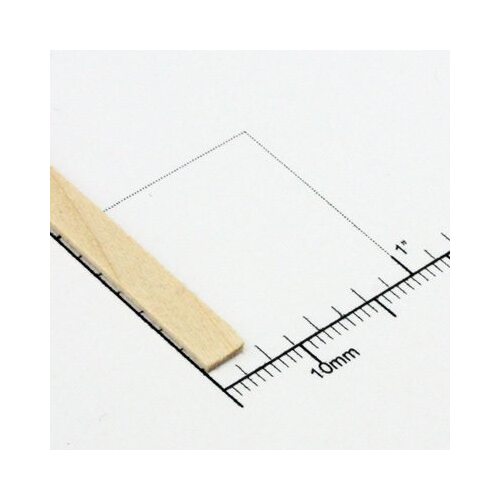 Bud Nosen Timber 1/32" Basswood Strips 3/16" x 24" (50) [3004]