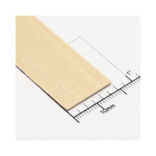 Bud Nosen Timber 1/32" Basswood Strips 3/4" x 24" (30) [3009]