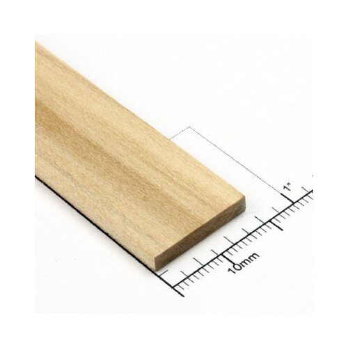 Bud Nosen Timber 1/8" Basswood Strips 3/4" x 24" (12) [3259]