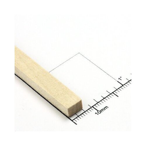 Bud Nosen Timber 3/16" Basswood Strips 1/4" x24" (30) [3355]