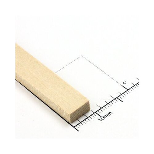 Bud Nosen Timber 3/16" Basswood Strips 3/8" x24" (20) [3357]