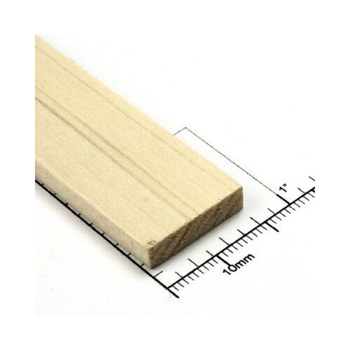 Bud Nosen Timber 3/16" Basswood Strips 3/4" x24" (12) [3359]