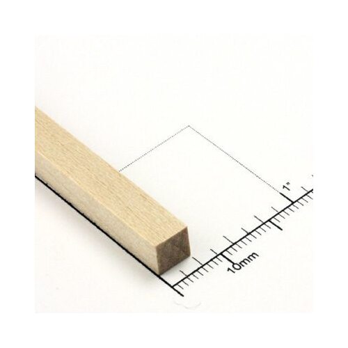 Bud Nosen Timber 1/4" Basswood Strips 1/4" x 24" (20) [3455]