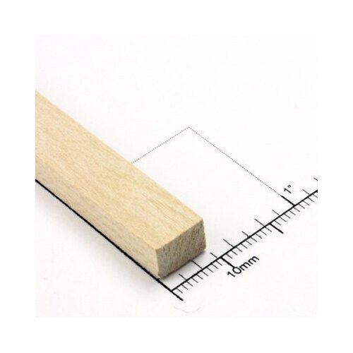 Bud Nosen Timber 1/4" Basswood Strips 3/8" x 24" (16) [3457]