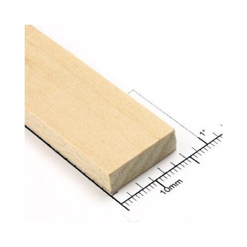 Bud Nosen Timber 1/4" Basswood Strips 3/4" x 24" (12) [3459]