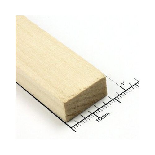 Bud Nosen Timber 3/8" Basswood Strips 3/4" x 24" (10) [3559]