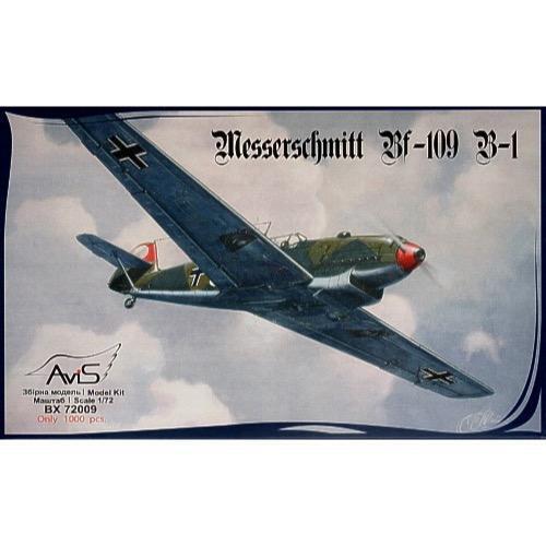 AviS 1/72 Bf-109 B-1 Plastic Model Kit [72009]